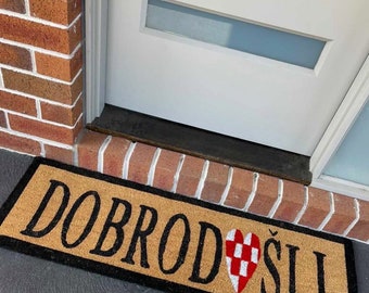 Dobro Došli (Croatian) Doormat