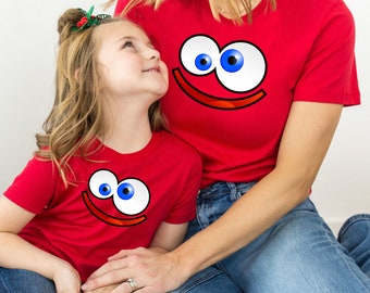 Hilarious Birthday Present - Crazy Cartoon Design - Playful Family T-Shirt - Crazy Faces Tshirt - Wacky Cartoon Tee - Comedy Apparel Tshirt