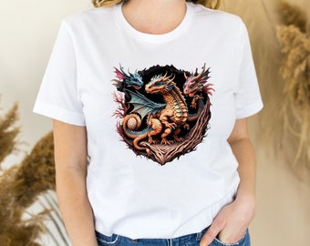 Let Your Fiery Inner Dragon Roar with This Bold Chinese Dragon T-Shirt! - Ideal Gift for Son -  Daughter, Or Grandson! -  Dragon T-Shirt