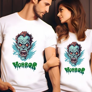 Undead Horror Monster T-Shirt - Perfect Gift for Horror Fans - Living Dead Lovers - Horror Tshirt  - Spooky and Cool Tee for Horror Fans