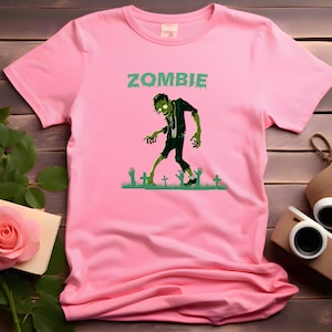 Horror Fans Unite! Undead Horror Monster Tee - Spooky & Stylish - Ideal Gift for Living Dead Lovers - Vibrant Undead Shirt - Zombie Clothing