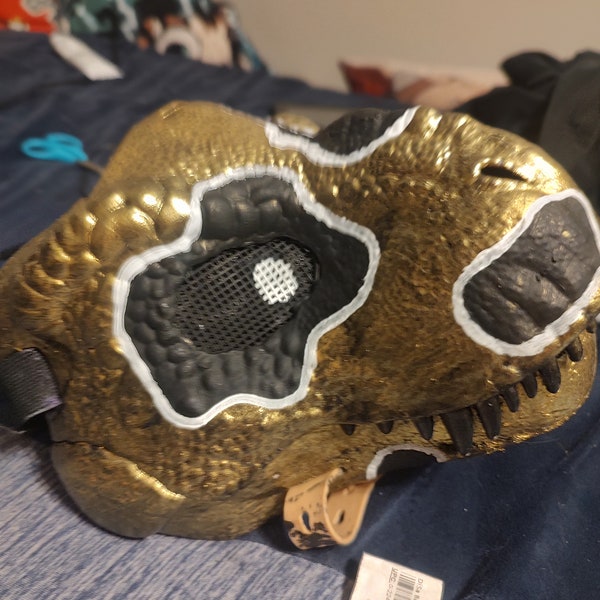 pre-painted Rex Dino mask