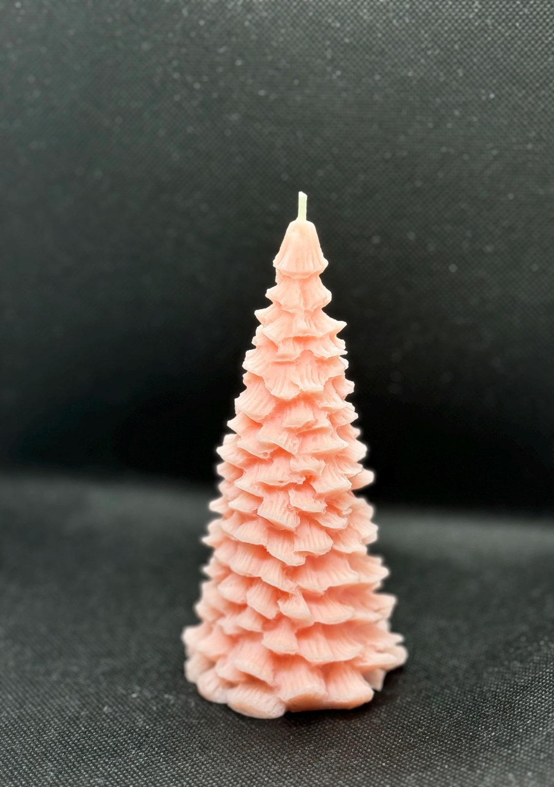 Handmade Christmas Tree Soy Candle, Holiday Hearth Scented - Etsy