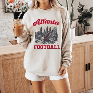 Atlanta Football Sweatshirt - Unisex Football Crewneck for Fans - Vintage Football Sweatshirt - Falcons Sweatshirt