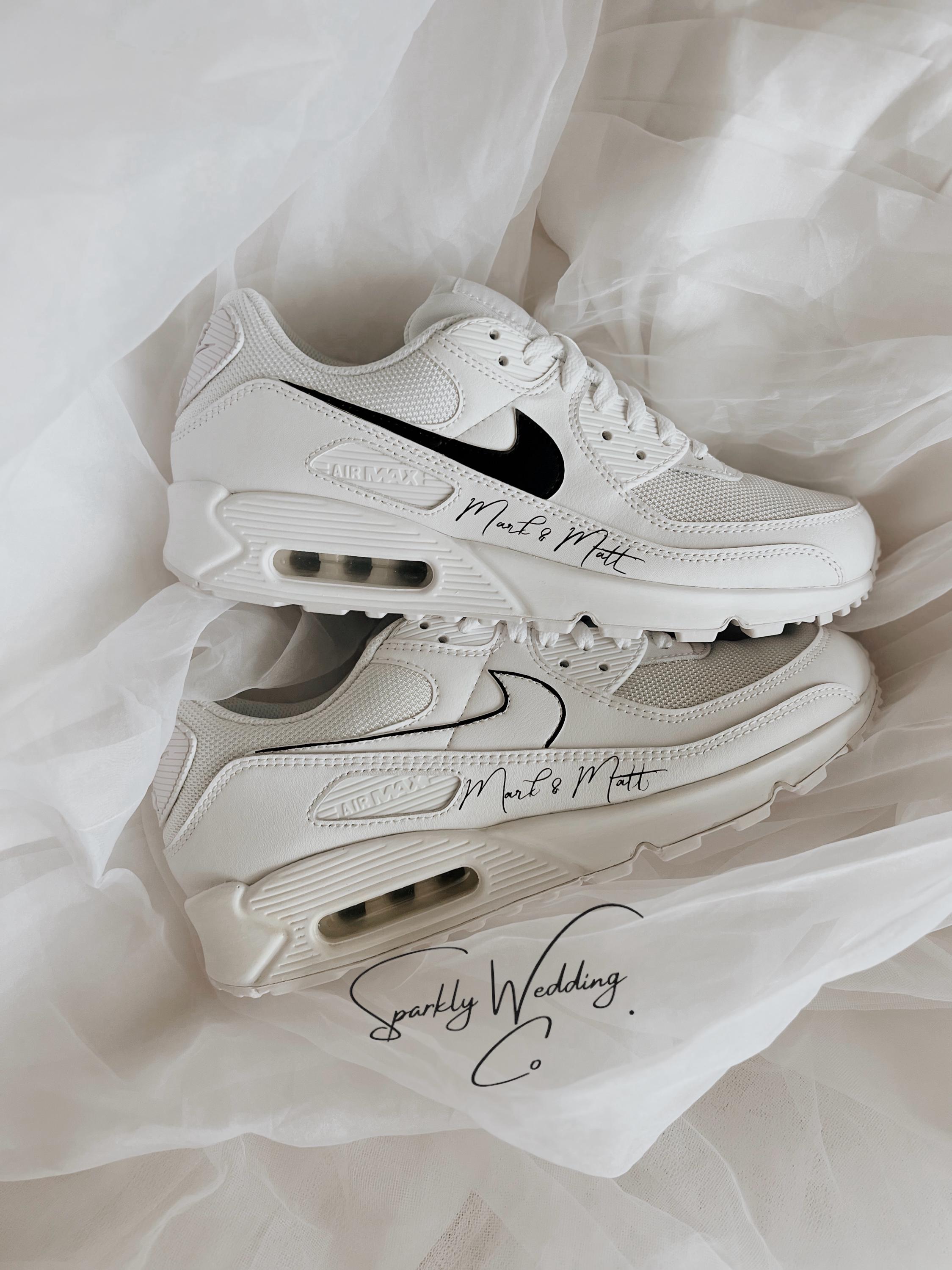 white air max 90 size 9