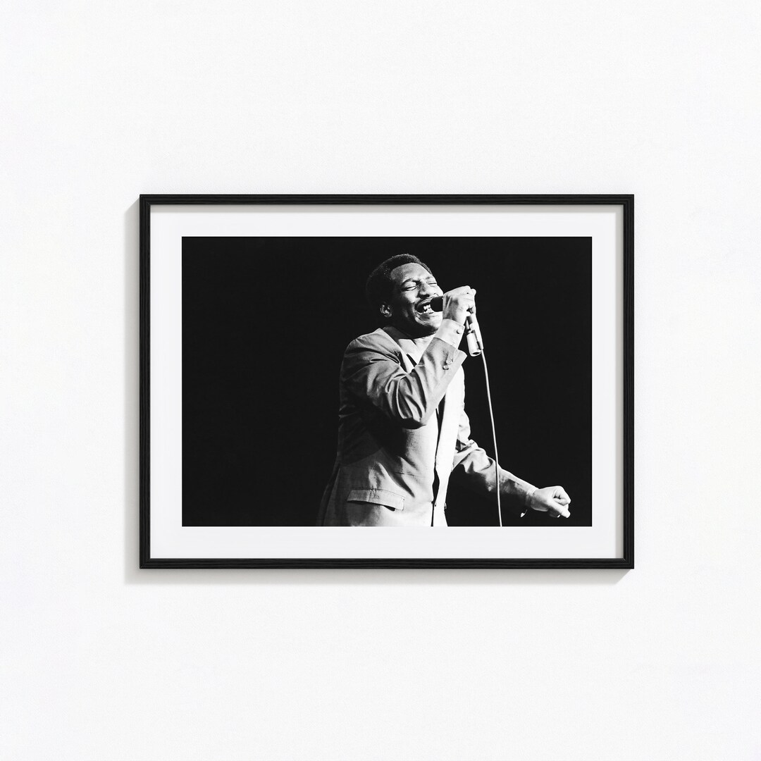 Otis Redding Posters / Otis Redding Black and White Wall Art - Etsy