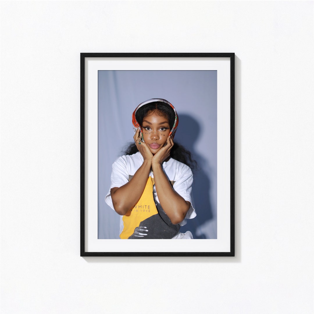 SZA Posters / SZA Black and White Wall Art, Magazine Posters, Album ...
