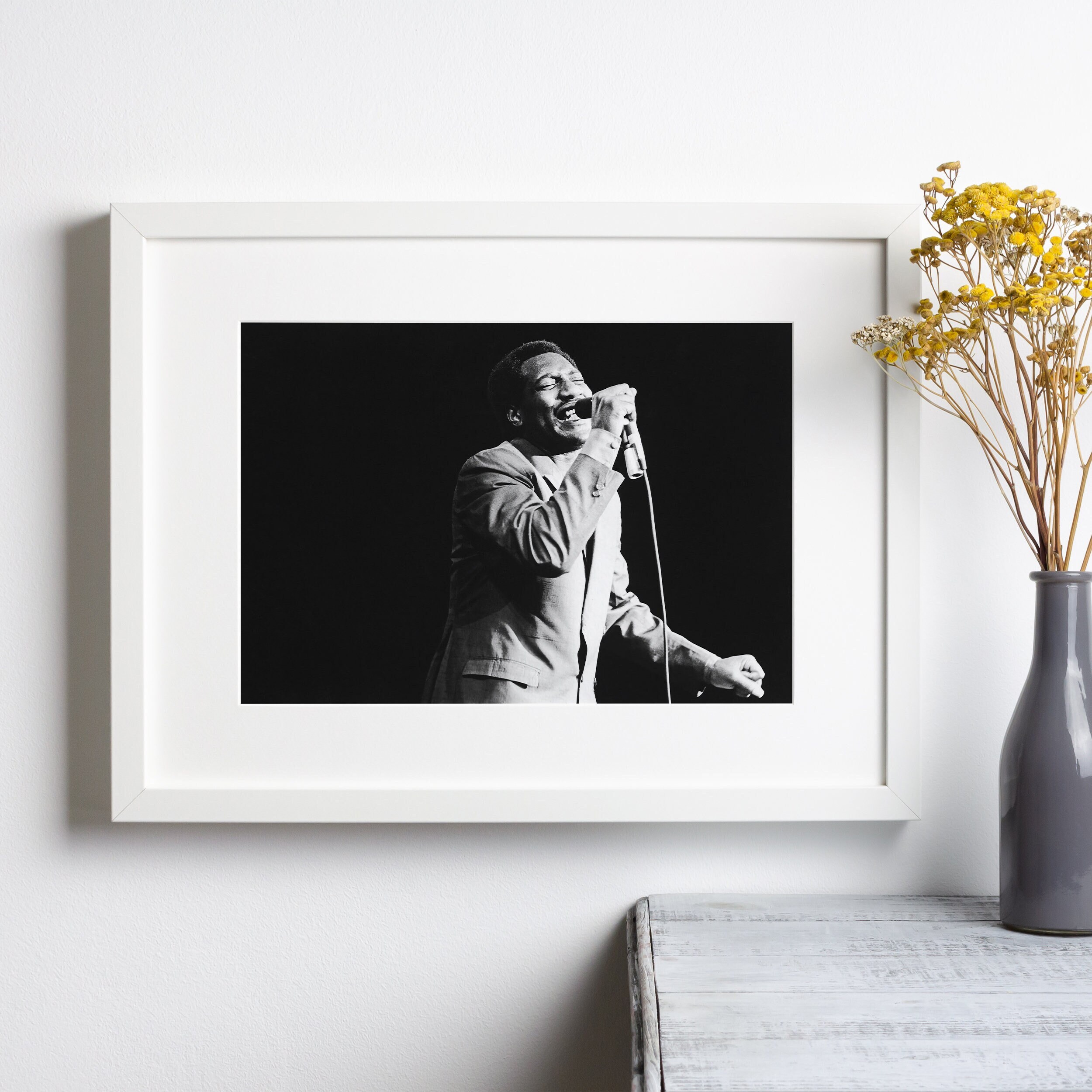 Otis Redding Posters / Otis Redding Black and White Wall Art - Etsy