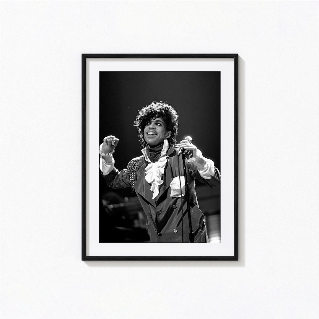 Prince Abstract Poster Prince Posters / Prince Black and White Wall Art, Album Cover Poster ...