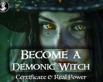 Become a Real Demonic Witch Initiation to Learn Dark Magic and get Magic Powers, Demon Witch Ritual, Cast My Own Love & Wealth Spell