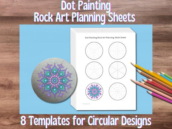 Printable Rock Painting Templates 570x738