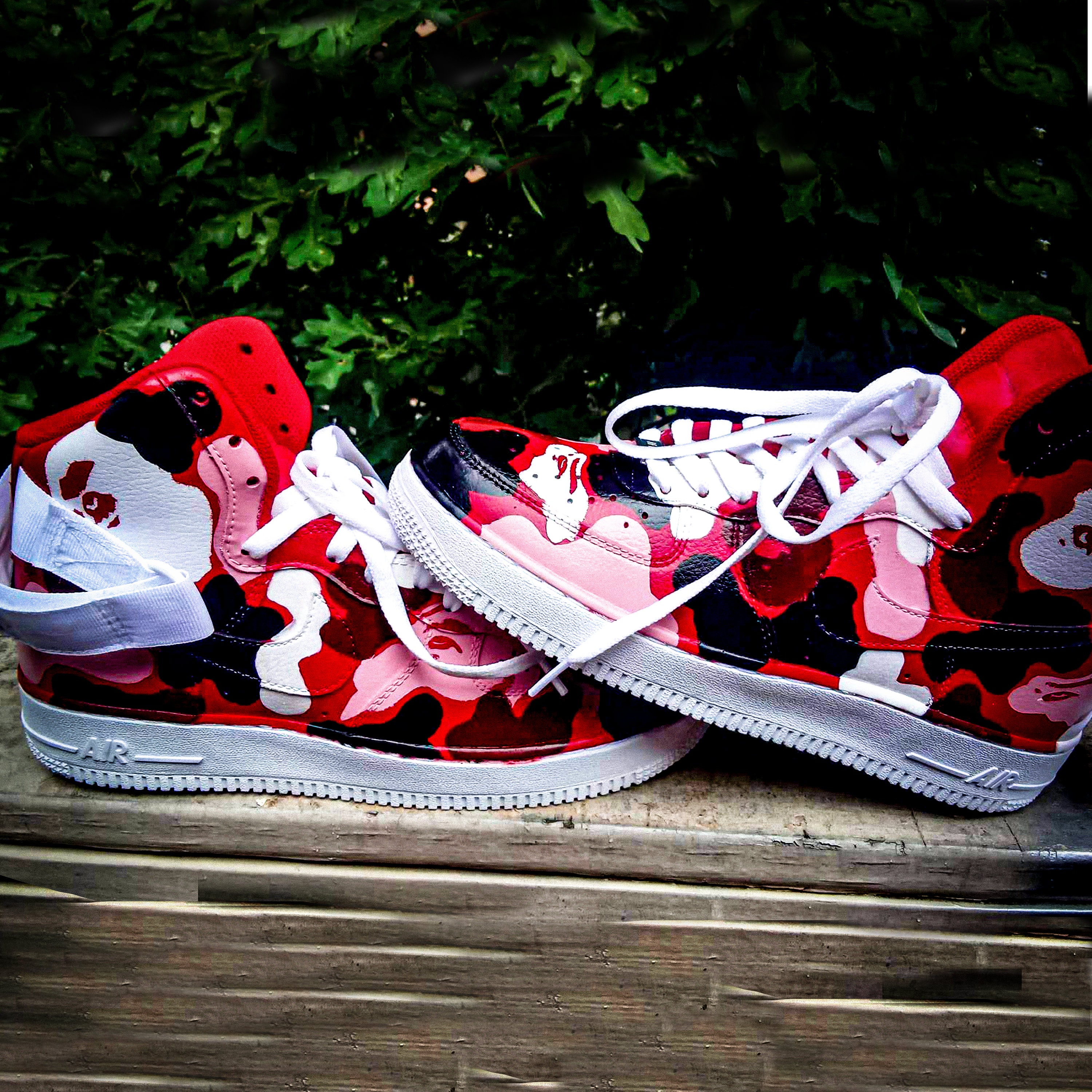 Camo af1 high sales