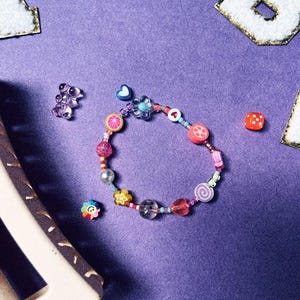 Beaded candy bracelet