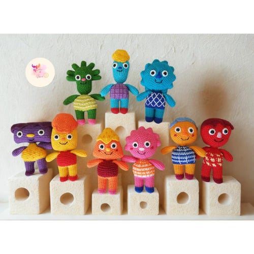 Sue’s factory様 リクエスト 9点 まとめ商品 Handmade Super Sımple Songs Set of 9 Dolls Noodle - Etsy