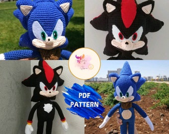 Sonıc boom and shadow doll pdf pattern