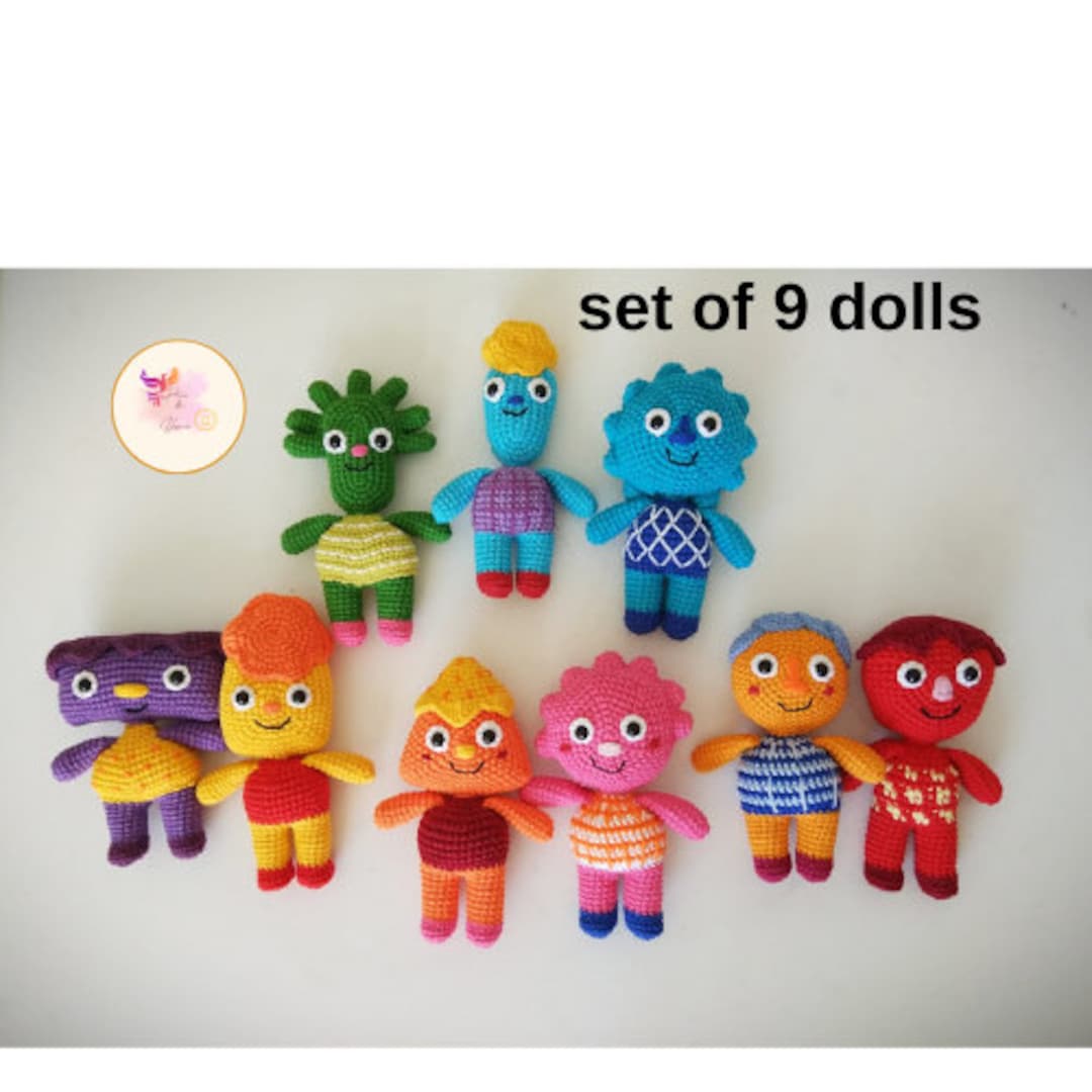 Handmade Super Sımple Songs Set of 9 Dolls Noodle - Etsy