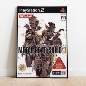 Metal Gear Solid Poster Print | Gaming Poster | Room Decor | Wall Decor | Gaming Decor| Gaming Gifts | Video Game Poster | Video Game Print