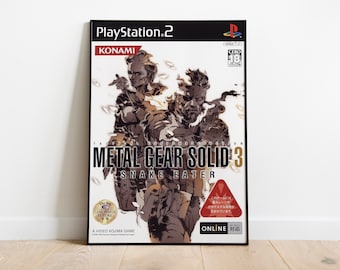 Stampa poster di Metal Gear Solid / Poster di videogiochi / Decorazioni per la stanza / Decorazioni murali / Decorazioni per videogiochi / Regali per videogiochi / Poster di videogiochi / Stampa di videogiochi