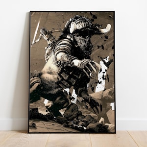 Shadow of Colossus Poster Print | Gaming Poster | Room Decor | Wall Decor | Gaming Decor| Gaming Gifts | Video Game Poster| Video Game Print