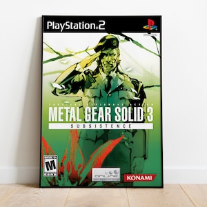 Metal Gear Solid Poster Print | Gaming Poster | Room Decor | Wall Decor | Gaming Decor| Gaming Gifts | Video Game Poster | Video Game Print