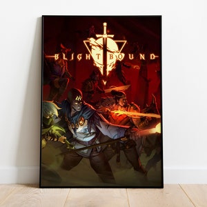 Blight Bound Poster Print | Gaming Poster | Room Decor | Wall Decor | Gaming Decor| Gaming Gifts | Video Game Poster |  Video Game Print