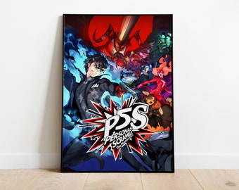 Persona 5 Poster Print | Gaming Poster | Room Decor | Wall Decor | Gaming Decor| Gaming Gifts | Video Game Poster |Video Game Print