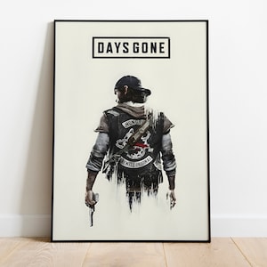 Days Gone Poster Print | Gaming Poster | Room Decor | Wall Decor | Gaming Decor| Gaming Gifts | Video Game Poster |  Video Game Print