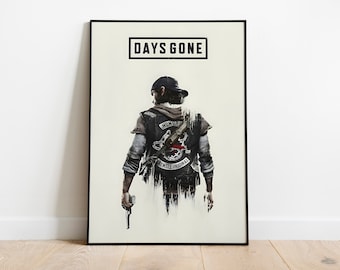 Days Gone Poster Print | Gaming Poster | Room Decor | Wall Decor | Gaming Decor| Gaming Gifts | Video Game Poster |  Video Game Print