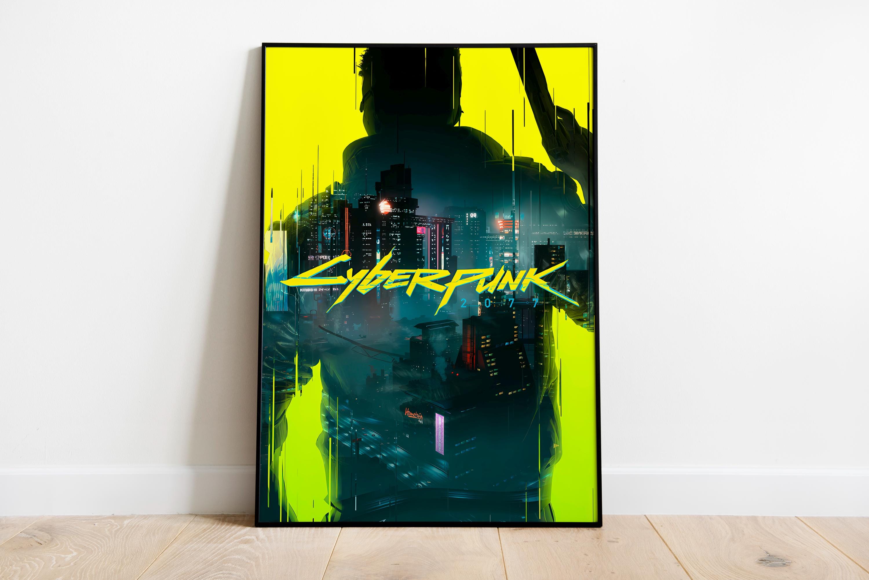 サイバーパンク アートポスター フィギュアセット Cyberpunk 2077 poster - Etsy 日本