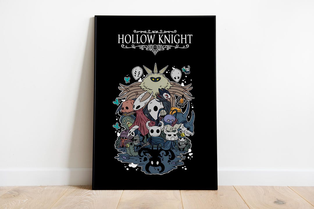 Hollow Knight Poster Print | Gaming Poster | Room Decor | Wall Decor ...