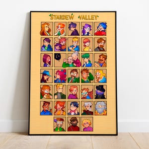 Stardew Valley Poster Print | Gaming Poster | Room Decor | Wall Decor | Gaming Decor| Gaming Gifts | Video Game Poster | Video Game Print