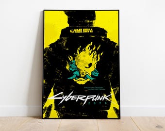 Cyberpunk 2077-posterafdruk | Gamingposter | Kamerdecoratie | Wanddecoratie | Gamingdecoratie| Gamingcadeaus | Videogameposter |  Videogameafdruk