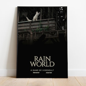 Rain World Poster Print | Gaming Poster | Room Decor | Wall Decor | Gaming Decor| Gaming Gifts | Video Game Poster | Video Game Print