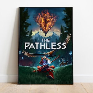 The Pathless Poster Print | Gaming Poster | Room Decor | Wall Decor | Gaming Decor| Gaming Gifts | Video Game Poster |Video Game Print