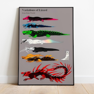 Rain World Poster Print | Gaming Poster | Room Decor | Wall Decor | Gaming Decor| Gaming Gifts | Video Game Poster | Video Game Print