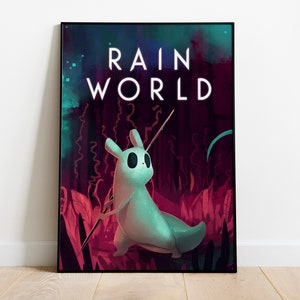 Rain World Poster Print | Gaming Poster | Room Decor | Wall Decor | Gaming Decor| Gaming Gifts | Video Game Poster | Video Game Print
