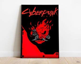 Cyberpunk 2077-posterafdruk | Gamingposter | Kamerdecoratie | Wanddecoratie | Gamingdecoratie| Gamingcadeaus | Videogameposter |  Videogameafdruk