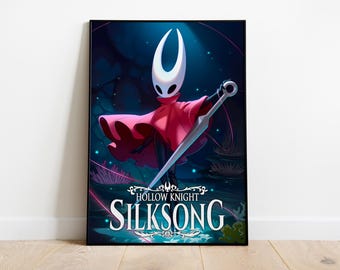 Hollow Knight Poster Print | Gaming Poster | Room Decor | Wall Decor | Gaming Decor| Gaming Gifts | Video Game Poster | Video Game Print
