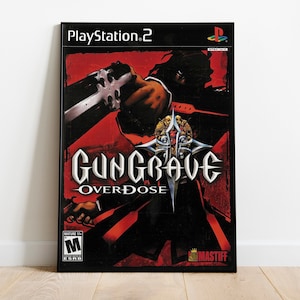 Gungrave Overdose Poster Print | Gaming Poster | Room Decor | Wall Decor | Gaming Decor| Gaming Gifts | Video Game Poster | Video Game Print