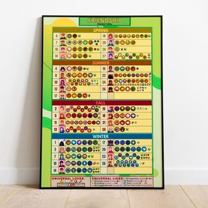 Stardew Valley Poster Print | Gaming Poster | Room Decor | Wall Decor | Gaming Decor| Gaming Gifts | Video Game Poster | Video Game Print