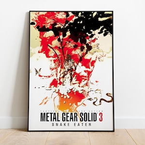 Metal Gear Solid Poster Print | Gaming Poster | Room Decor | Wall Decor | Gaming Decor| Gaming Gifts | Video Game Poster | Video Game Print