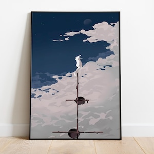 Rain World Poster Print | Gaming Poster | Room Decor | Wall Decor | Gaming Decor| Gaming Gifts | Video Game Poster | Video Game Print