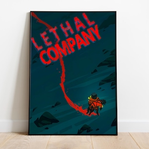 Lethal Company Poster Print | Gaming Poster | Room Decor | Wall Decor | Gaming Decor| Gaming Gifts | Video Game Poster | Video Game Print