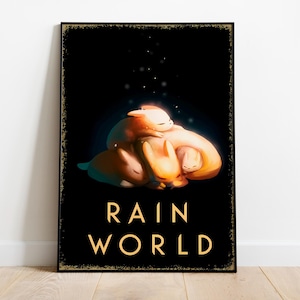 Rain World Poster Print | Gaming Poster | Room Decor | Wall Decor | Gaming Decor| Gaming Gifts | Video Game Poster | Video Game Print