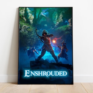 Enshrouded Poster Print | Gaming Poster | Room Decor | Wall Decor | Gaming Decor| Gaming Gifts | Video Game Poster | Video Game Print
