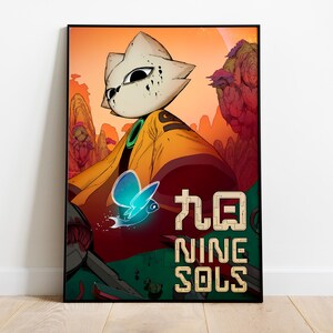Nine Sols Poster Print | Gaming Poster | Room Decor | Wall Decor | Gaming Decor| Gaming Gifts | Video Game Poster | Video Game Print