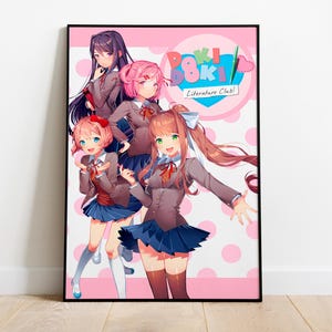 Doki doki literature club poster - Etsy 日本