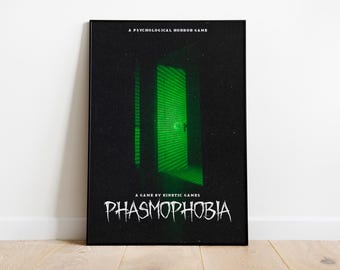 Phasmophobia Poster Print | Gaming Poster | Room Decor | Wall Decor | Gaming Decor| Gaming Gifts | Video Game Poster | Video Game Print