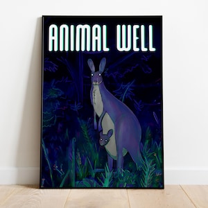 Impresión de póster de Animal Well / Póster de juegos / Decoración de habitaciones / Decoración de paredes / Decoración de juegos / Regalos de juegos / Póster de videojuegos / Impresión de videojuegos