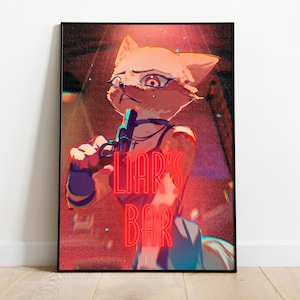 Liar's Bar Poster Druck | Gaming Poster | Zimmer Dekor | Wanddekoration | Gaming Dekor | Spiele Geschenke | Videospiel Poster | Videospiel Print